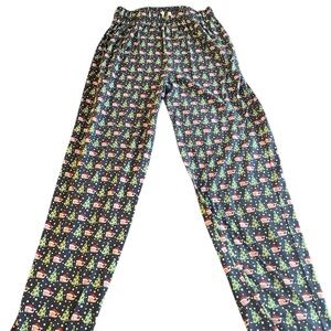 Vineyard Vines Boys Pajama Lounge Pants Whale Santa Hat Christmas Trees L (16)